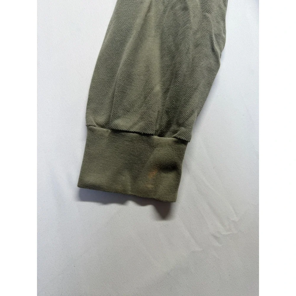 Polo Ralph Lauren Polo Shirt Mens Large Sage Green Cotton Pony Logo Side Slit